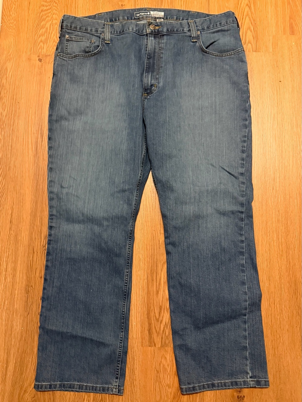 Carhartt “relaxed fit” blue jeans 42x30